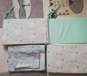 Ochraniacz do łóżeczka + pościel 