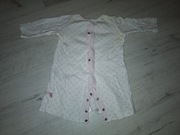 Rampers pajacyk biały r. 56 noworodek newborn bawełna