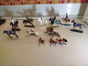Żołnierze konni zestaw figurek  PRL