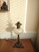 Lampa gabinetowa stołowa biurkowa jak naftowa PRL retro