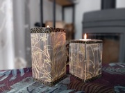 Świąteczny świecznik, zestaw 2 / RĘKODZIEŁO