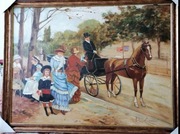 OBRAZ OLEJNY Z RAMĄ OKAZJA