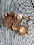 Złota bransoletka z kryształami Mohito Glamour