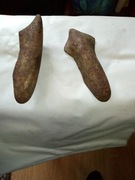 Kły, nakładki na zderzak auta z lat 30/40' komplet 2 szt.