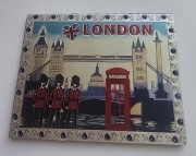 Magnes na lodówkę LONDYN ANGLIA Wielka Brytania BIG BEN Budka, Tamiza (23) 