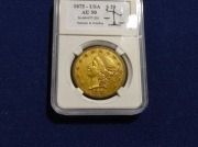 DO NEGOCJACJI CENOWEJ - USA - 1875 roku, 20 Dolarówka w opakowaniu. 