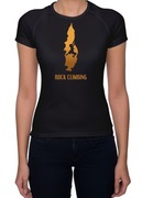 Koszulka górska sportowa - ROCK CLIMBING - damska