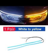 Pasek LED 2w1 DRL + kierunkowskaz dynamiczny 30cm światła do jazdy dziennej