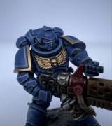 Space marine infernus marine pomalowany