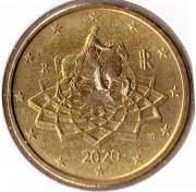 WŁOCHY 50 centów 2020, KM# 249, UNC