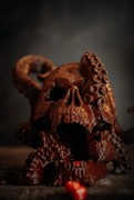 Wieża do kości Octo-skull zgodna z D&D Warhammer Pathfinder