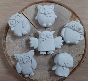 Figurki z gipsu ceramicznego sowy mix 