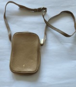 Ochnik beżowa torebka skóra naturalna