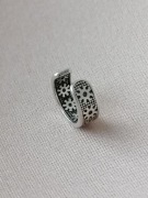 Kolczyk zacisk, kolczyk zaciskowy na ucho, srebro 925