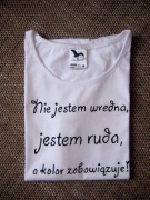 KOSZULKA Z NAPISAMI RĘCZNIE MALOWANE S,M,L,XL,XXL