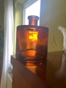 Butla z brązowego szkła