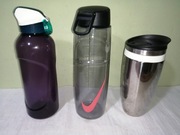 Bidon butelka termos 3 sztuki komplet 