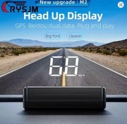 Wyświetlacz head-up M2 hud car uniwersalny GPS HD prędkościomierz na szybie
