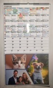 Kalendarz ścienny 2027 album notes 42cm x 74,2cm! 72 zdjęcia laminacja