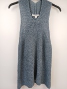 Bluzka ażurowa Next L bez rękawów lekka top dzianinowy boho oversize letnia