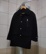 Kurtka płaszcz L płaszczyk IRYS Szare siwe wool męska wełna i kaszmir parka