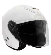 Kask motocyklowy Ozone A802 White XL blenda otwarty biały