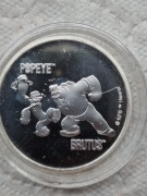 2 DOLARY POPEYE & BRUTUS SAMOA 2024R.UNCJA SREBRA.