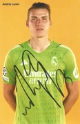 Andriy LUNIN autograf! zdjęcie 10x15 UKRAINA REAL MADRYT