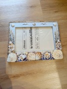 Ramka na zdjęcia 21x30 ozdobiona muszelkami