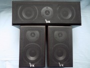 ZESTAW KOLUMN - KOLUMNY STEREO DO KINA DOMOWEGO -150 W/8 ohm -VOICE KRAFT 
