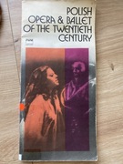 POLISH OPERA AND BALLET OF THE TWENTIETH CENTURY PWM ILLUSTRATED CATALOGUE
