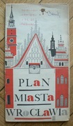 Plan Wrocławia 1969. Mapa Wrocław