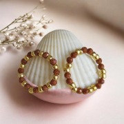 Zestaw 2 x Pierścionek Piasek pustyni