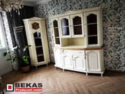 Barek Witryna 181` Biały Dąb Prowansalski BEKAS Producent Mebli 