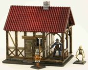 Makieta Stróżówka Średniowiecze Warhammer 1:28 mm