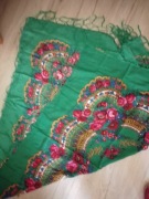 Chusta ludowa w kwiaty