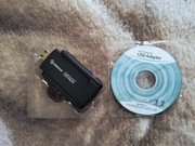 Karta sieciowa adapter wi-fi  AC1300 na USB dwie anteny 1300mbs 5GHz WPA3