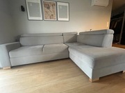 Nowoczesna Sofa Narożna z Funkcją Spania i Schowkiem!