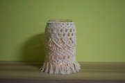 Lampion makramowy