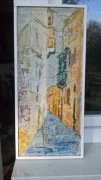 Obraz w oprawie Malta Mdina G. Brandes? 1993 technika mieszana (1453)