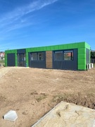 Kontener Handlowy 8x3 z wc Pawilon Biurowy Usługowy Kwiaciarnia Gabinet 