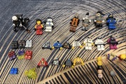 Lego minifigurki miks, mix Ninjago, Star Wars