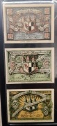 3 Banknoty Notgeld Marggrabowa (Olecko na Mazurach) 1920 Plebiscyt piękne 