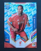 PANINI FIFA 365 2026 VIRGIL VAN DIJK nr.FAN9 FANS FAVOURITE ( BLUE )