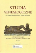 Studia genealogiczne  Tom III