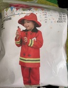 Strój strażaka (spodnie, koszula, kapelusz) 