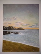 Obraz realistyczny z  elementami impresjonizmu na płótnie ręcznie malowany 