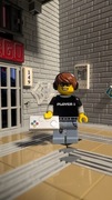 Minifigurka LEGO COL12-4 Video Game Guy, Gracz, Seria 12