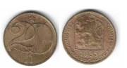 C15 Czechosłowacja 20 halerzy 1985