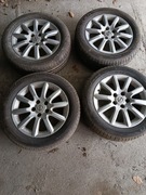 Felgi aluminiowe 16" 6.5jxh7 5x110 z letnimi oponami. 